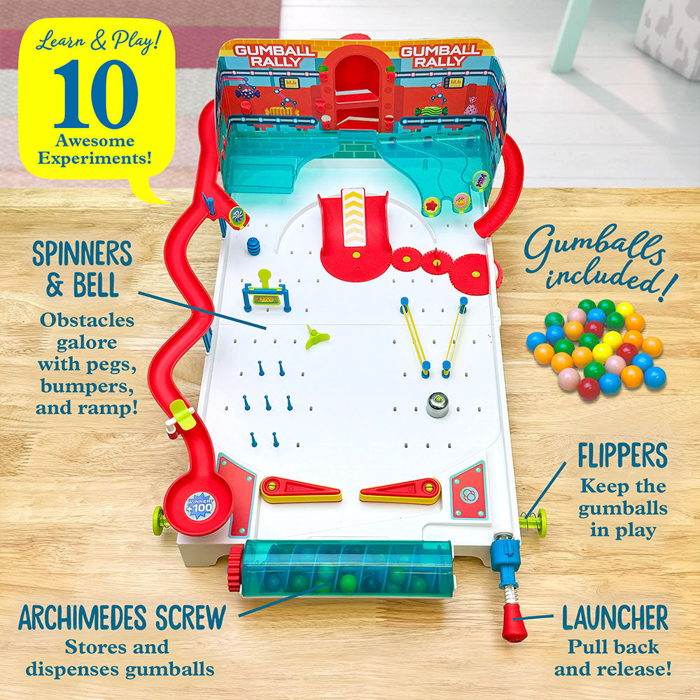 Thames & Kosmos Pinball Machine Maker: Gumball Rally STEM Engineering Kit