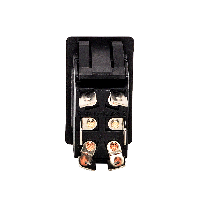ON-OFF-ON Rocker Switch, DPDT 20A @125V
