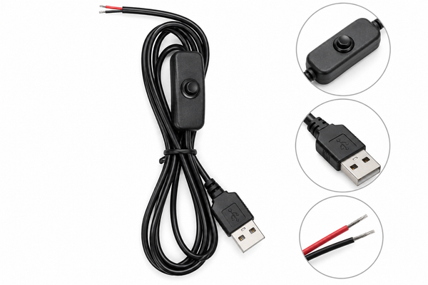 USB Power Cable with Switch