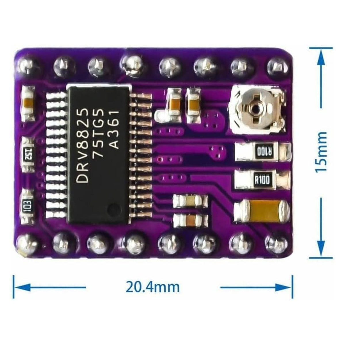 DRV8825 Stepper Motor Driver with Heat Sink