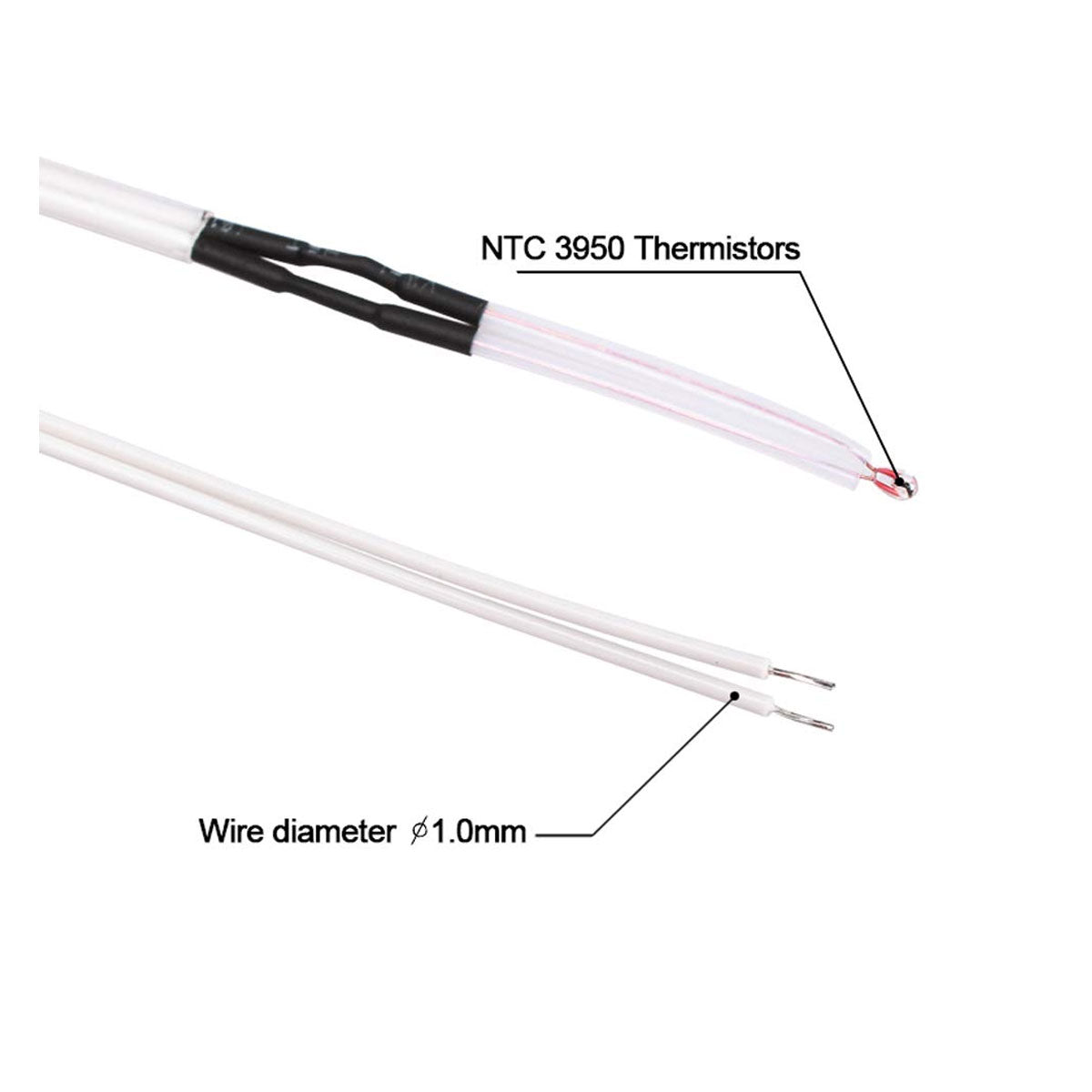 NTC B3950 100K Thermistors 1% with Cable