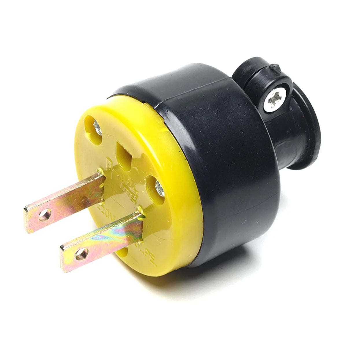 2-Pin Flat AC Plug – Black