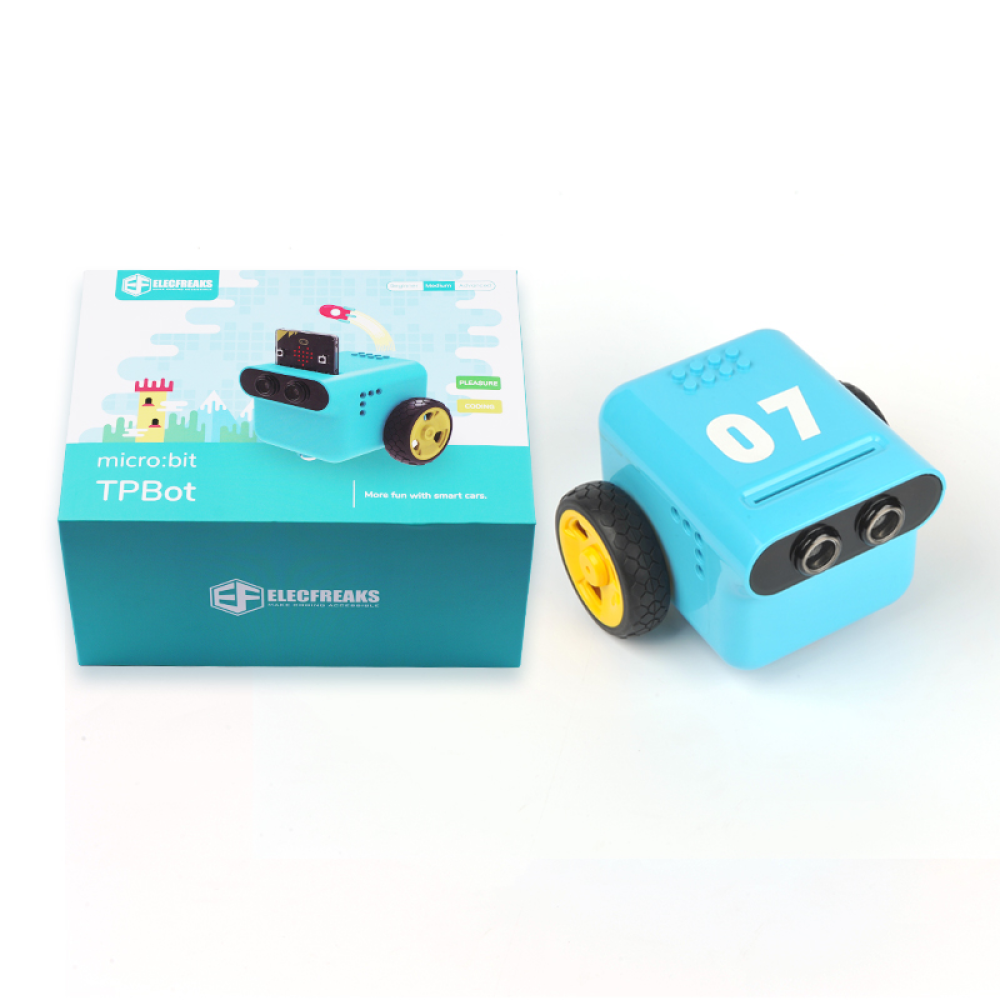 ELECFREAKS Micro:bit Tpbot Edu Coding Car - STEM Learning Robot With Gyroscope & Encoded Motors