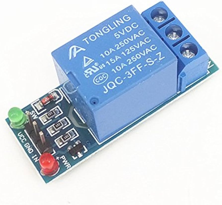 1 Channel 5Vdc Relay Module Low Level Trigger Extension Board