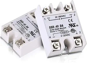 SSR-40DA Input 3-32VDC Output 24-380VAC Solid State Relay