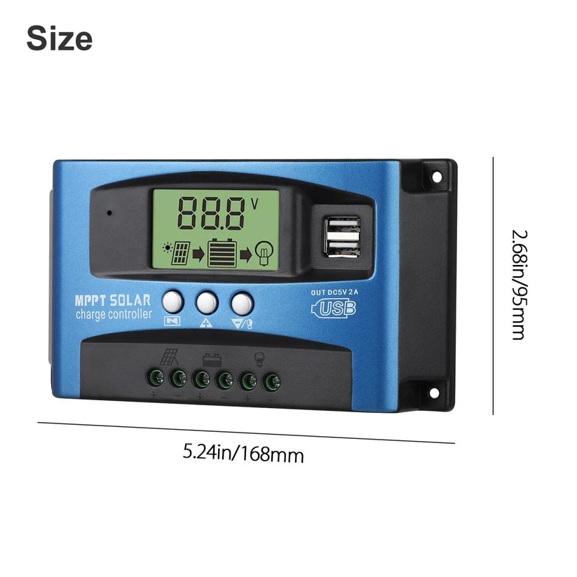 30A 12/24/36/48V MPPT Solar Charge Controller