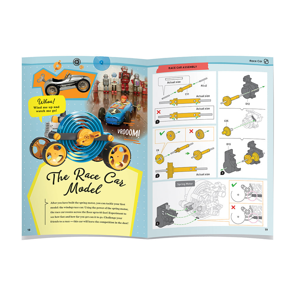 Thames & Kosmos SpringBots 3-in-1 Spring-Powered Machines STEM Kit