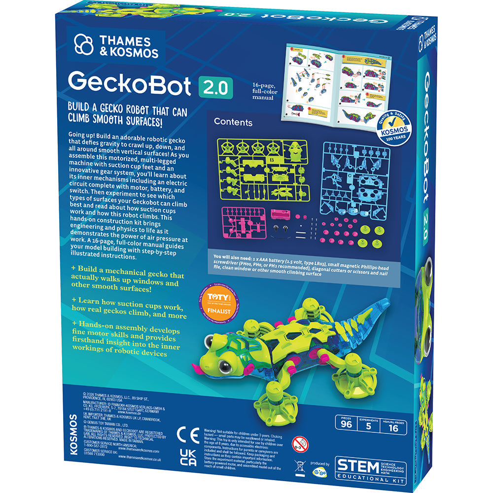 Thames & Kosmos GeckoBot 2.0 Biomimicry Robotics STEM Kit