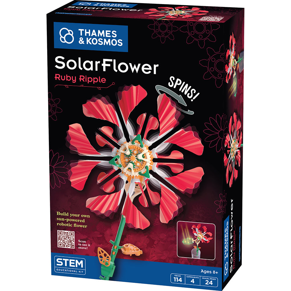 Thames & Kosmos SolarFlower STEM Science Kit – Solar-Powered Flower Models