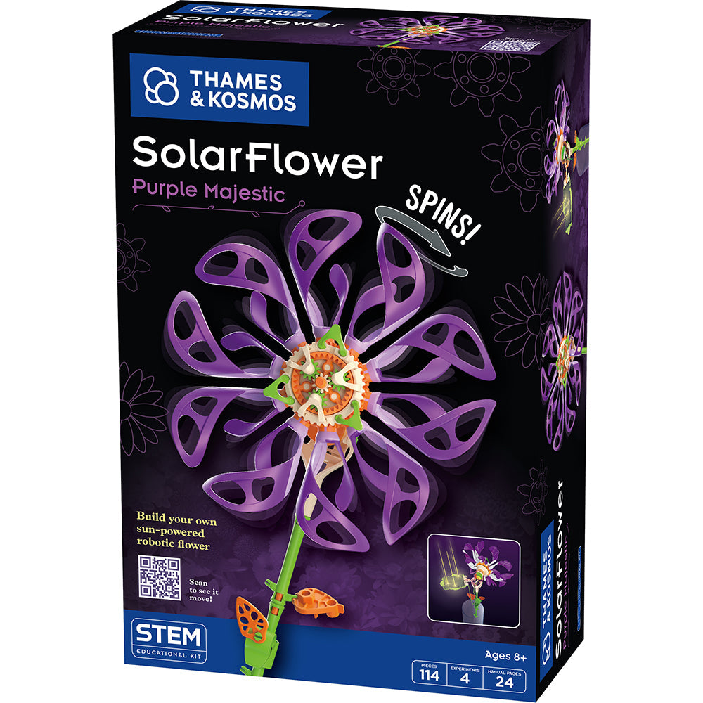 Thames & Kosmos SolarFlower STEM Science Kit – Solar-Powered Flower Models