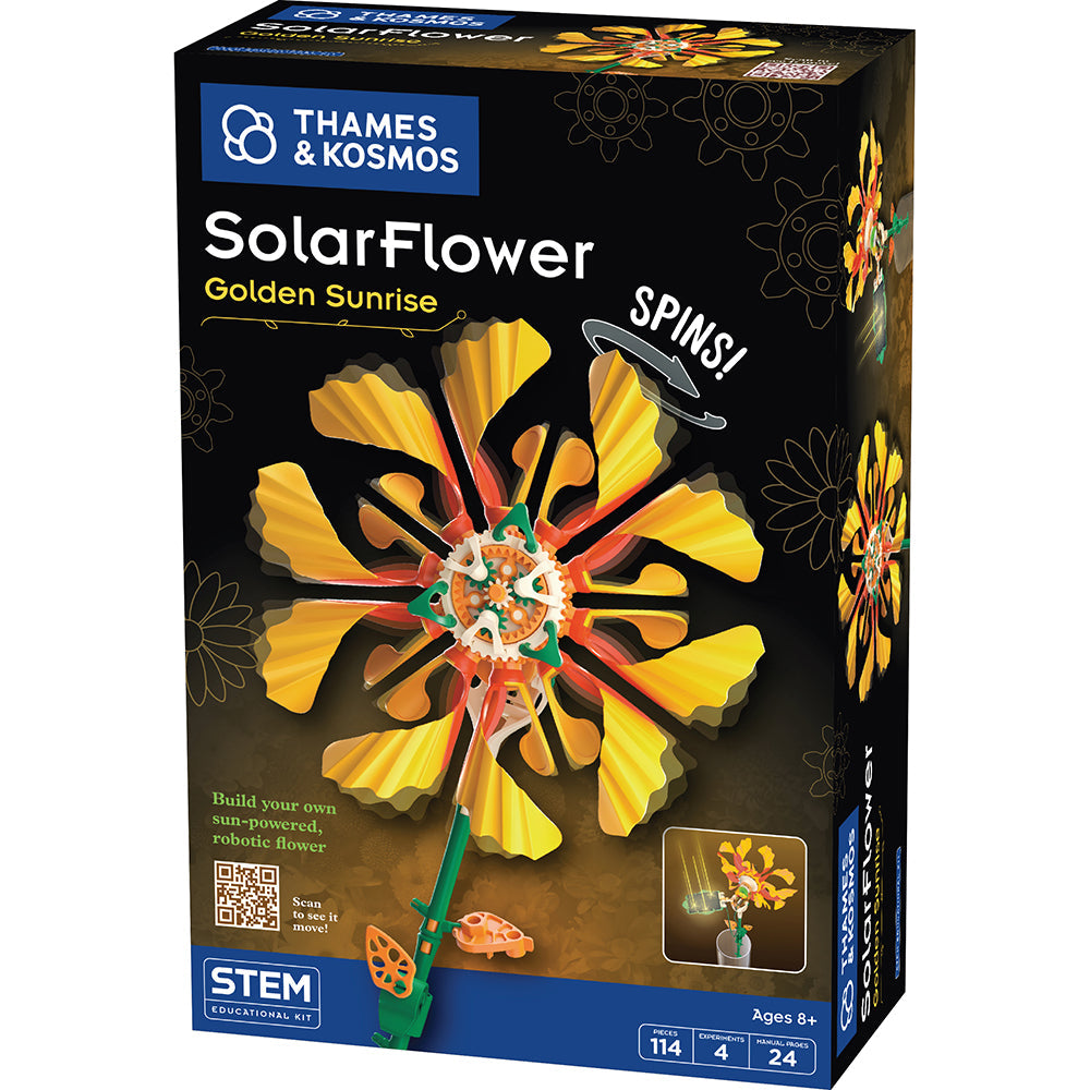 Thames & Kosmos SolarFlower STEM Science Kit – Solar-Powered Flower Models
