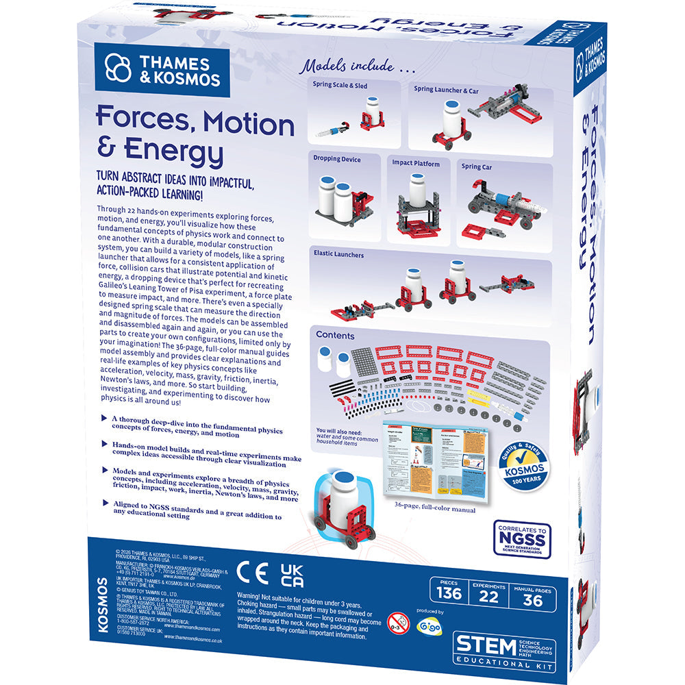Thames & Kosmos Forces, Motion & Energy STEM Physics Kit