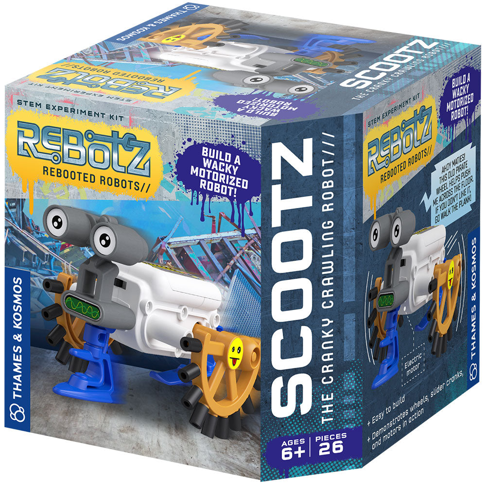 Thames & Kosmos ReBotz: Scootz The Cranky Crawling Robot STEM Kit