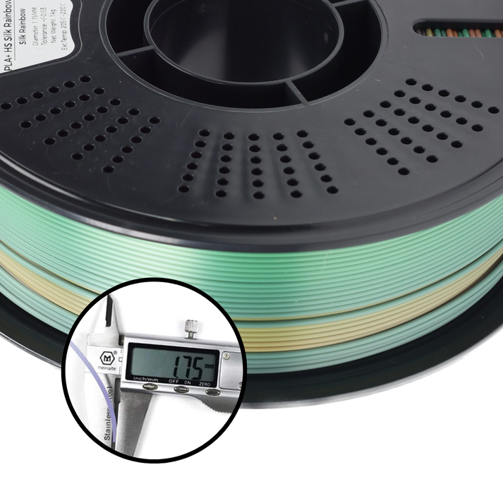 Fremover High Speed PLA+ Rainbow Silk Filament - 1.75mm (1 kg / 2.2 lbs)