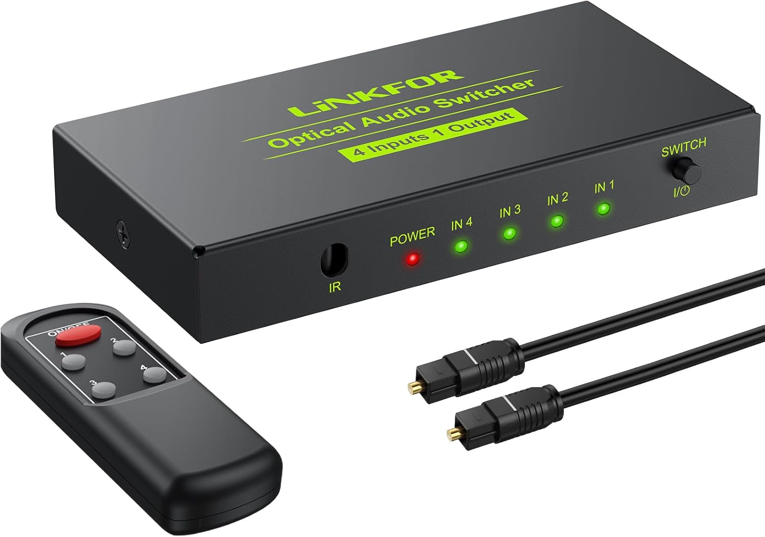 Digital Optical Audio Switcher 4×1