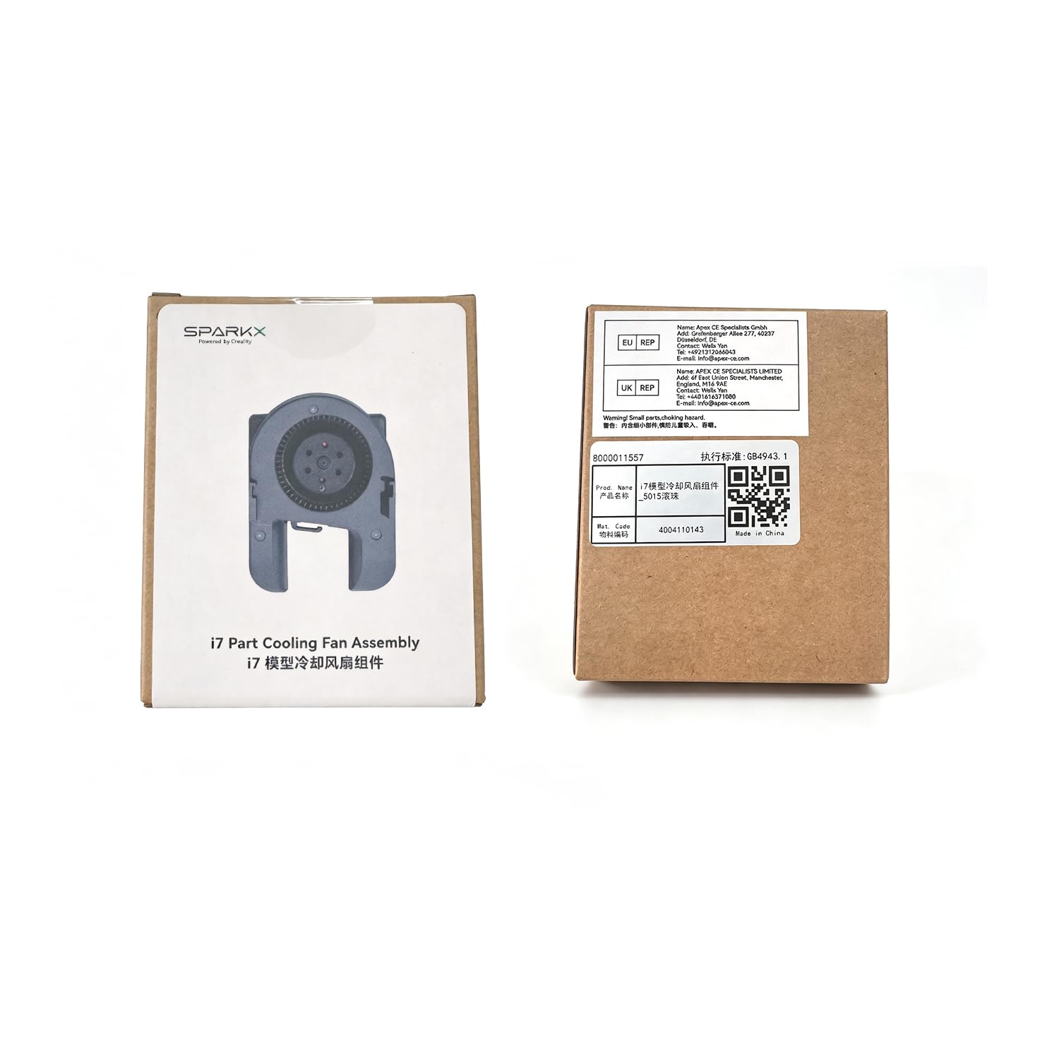 Creality SPARKX i7 5015 Part Cooling Fan Assembly
