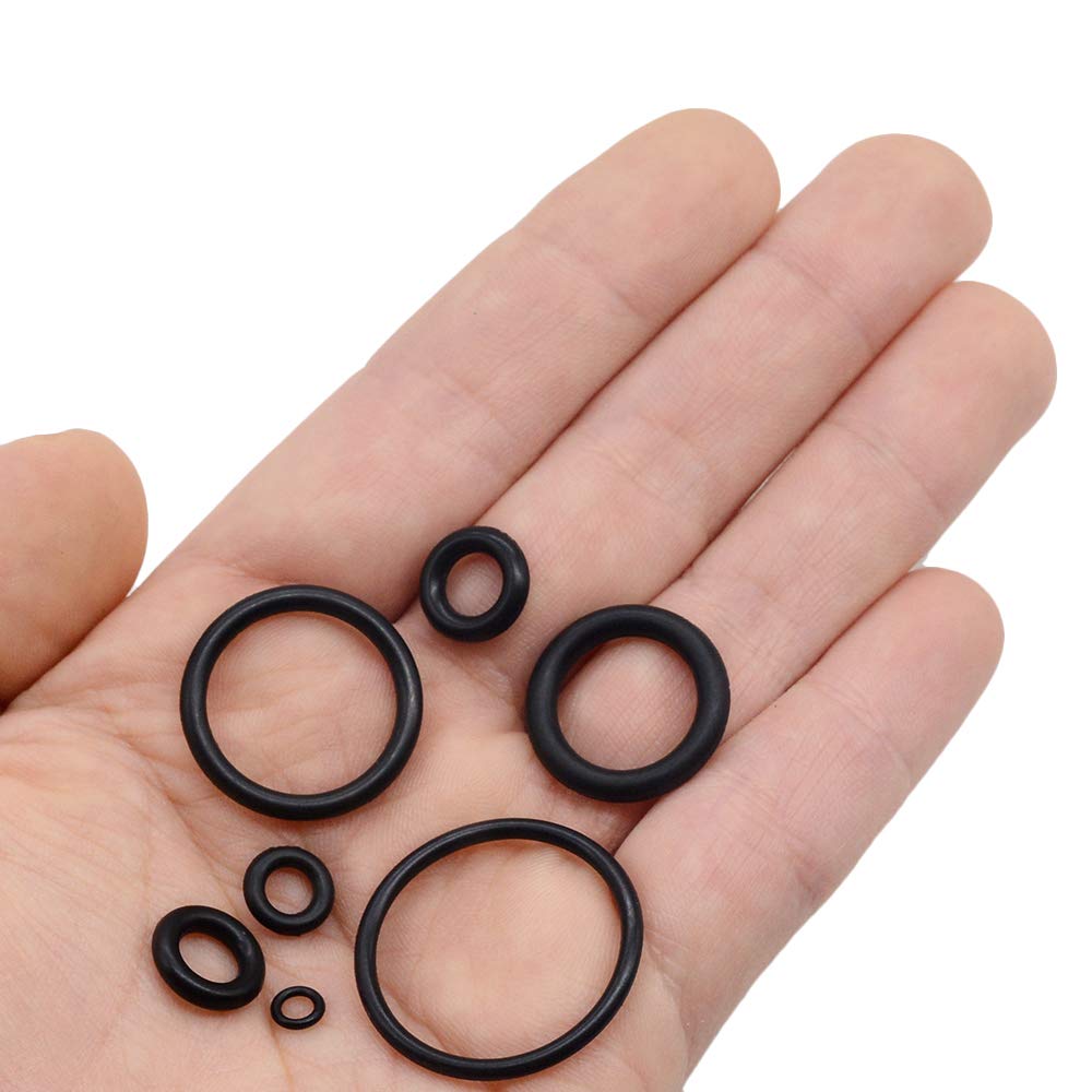 225 PCS Rubber O-Ring Assortment Kit
