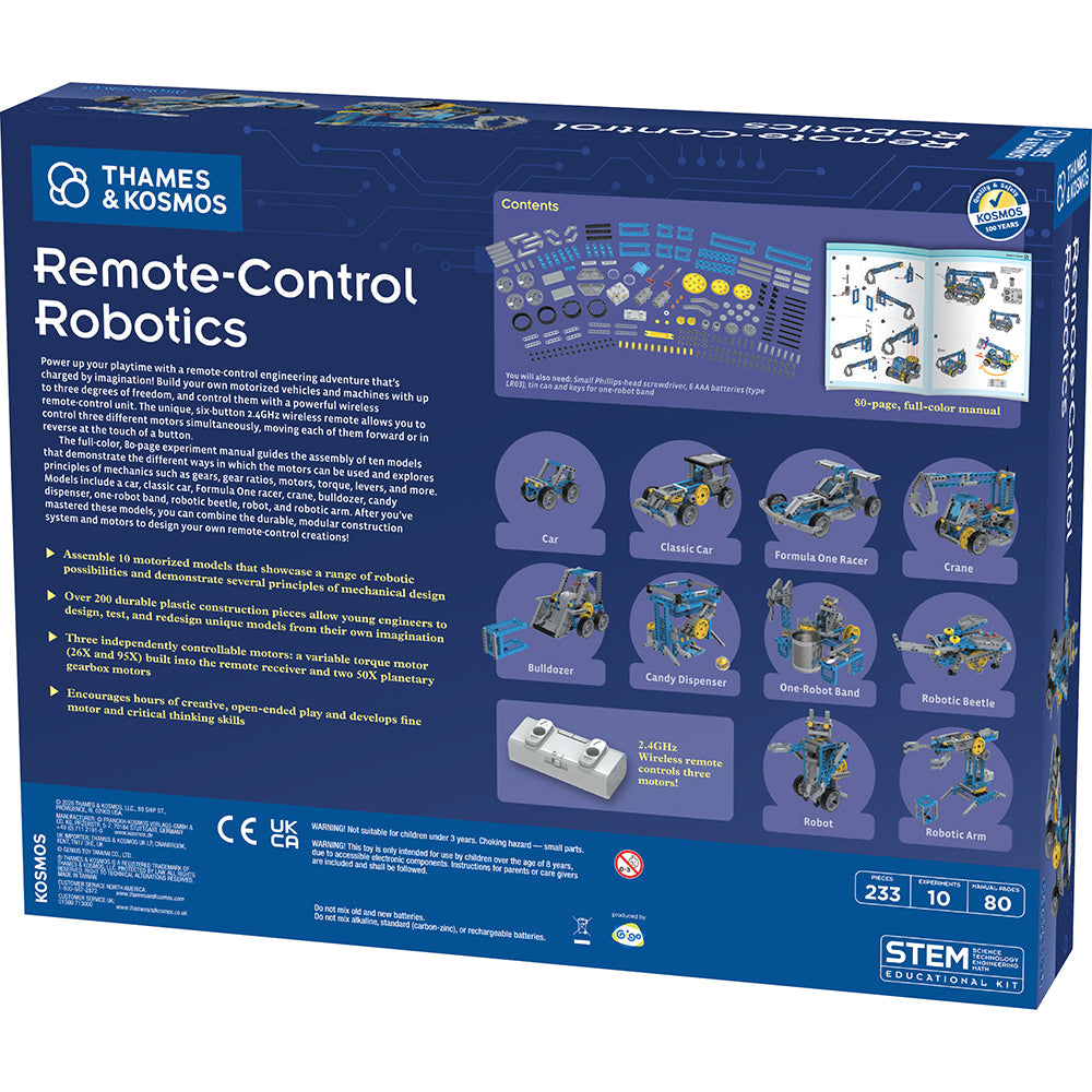 Thames & Kosmos Remote-Control Robotics STEM Engineering Kit