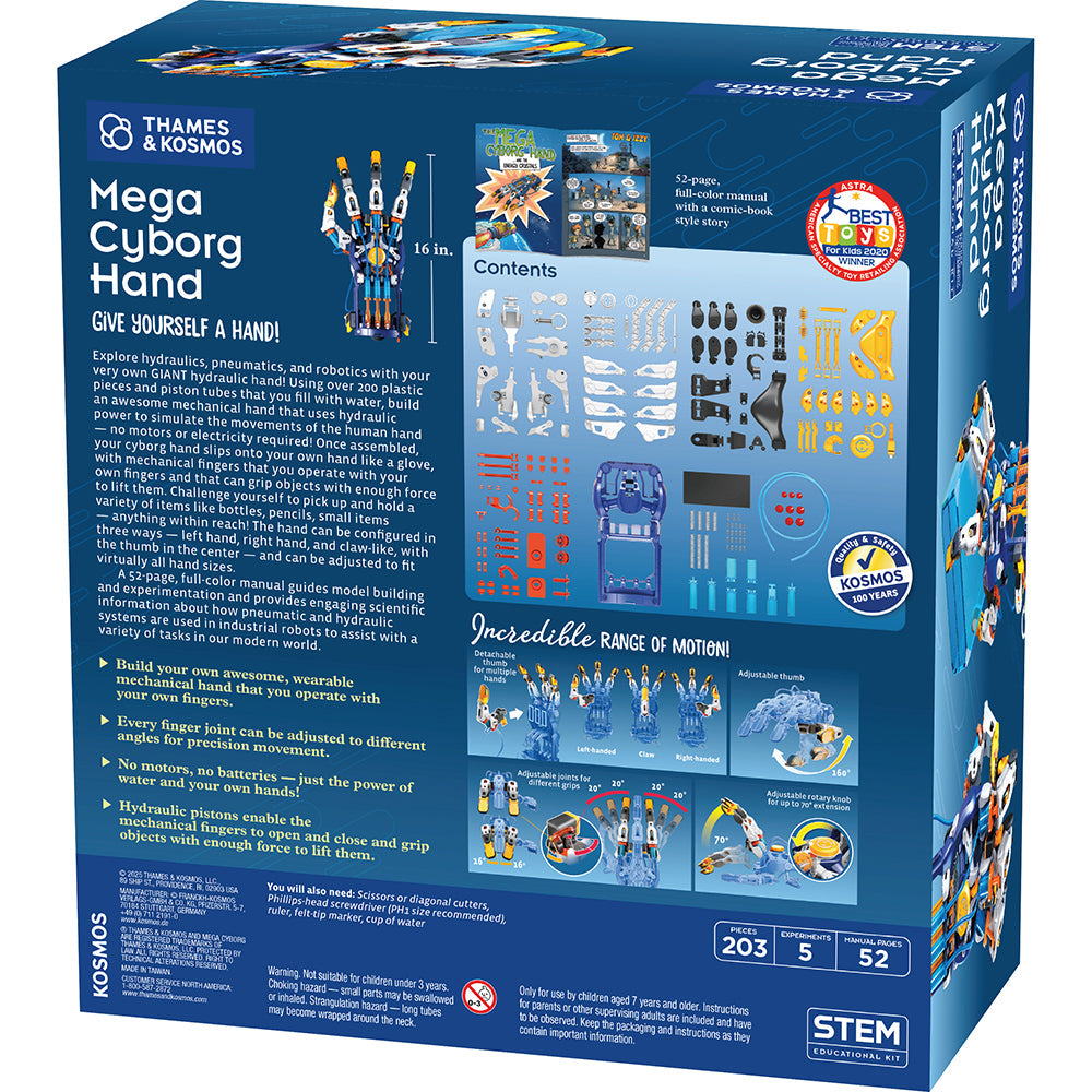 Thames & Kosmos Mega Cyborg Hand STEM Engineering Kit