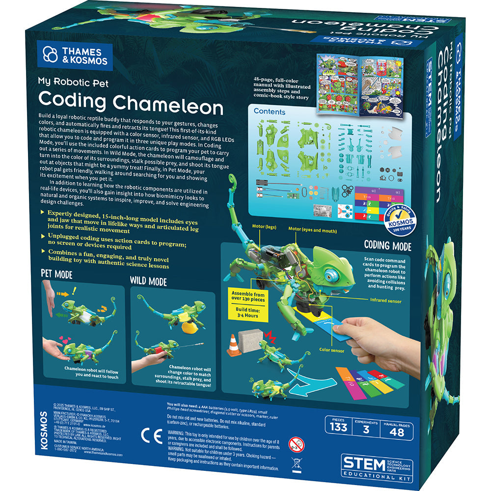 Thames & Kosmos My Robotic Pet: Coding Chameleon STEM Kit