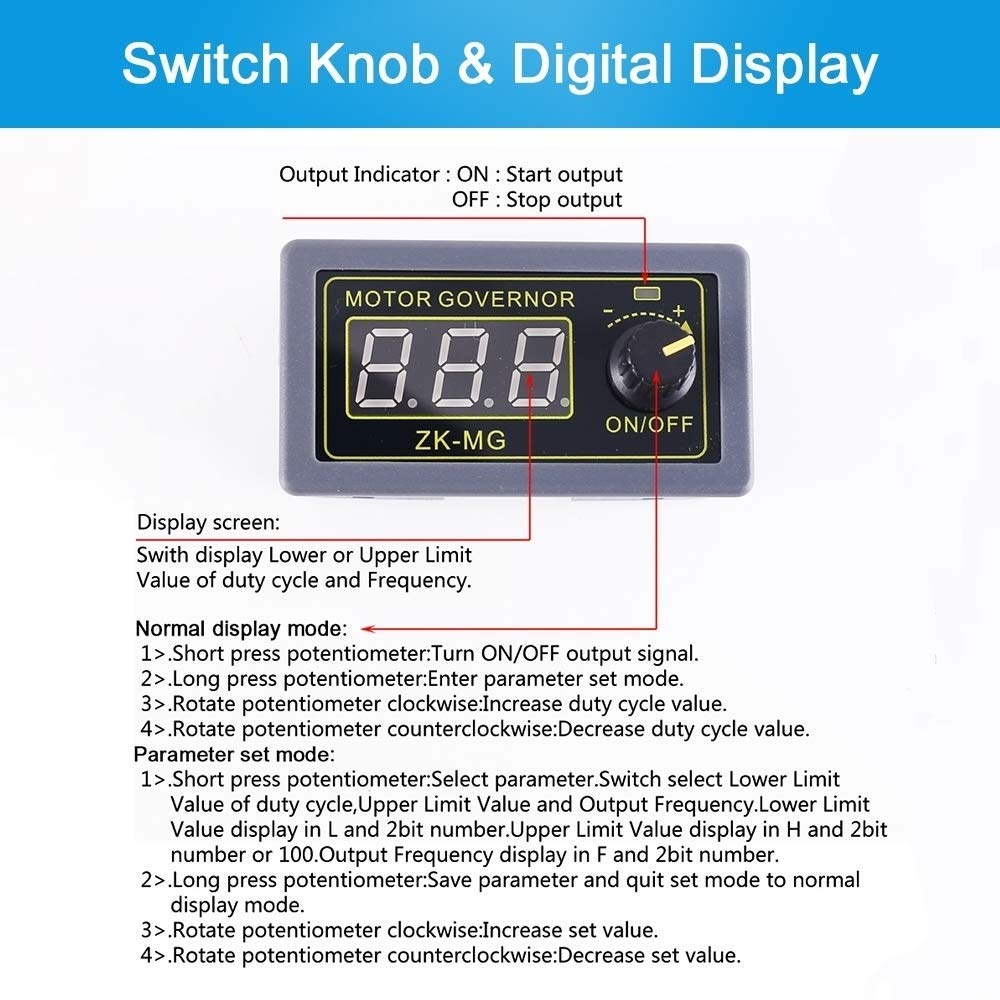 Motor Controller DC 5-30V 5A 150W