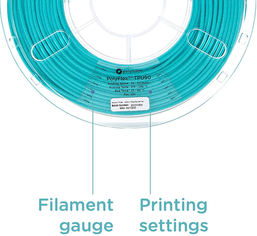 PolyFlex™ TPU90 - 1.75mm (0.75 kg / 1.65 lbs)