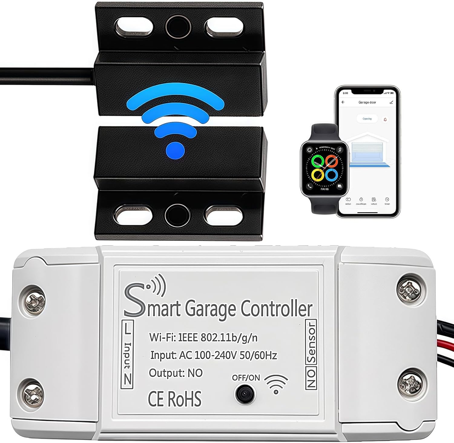 WiFi Smart Garage Door Opener