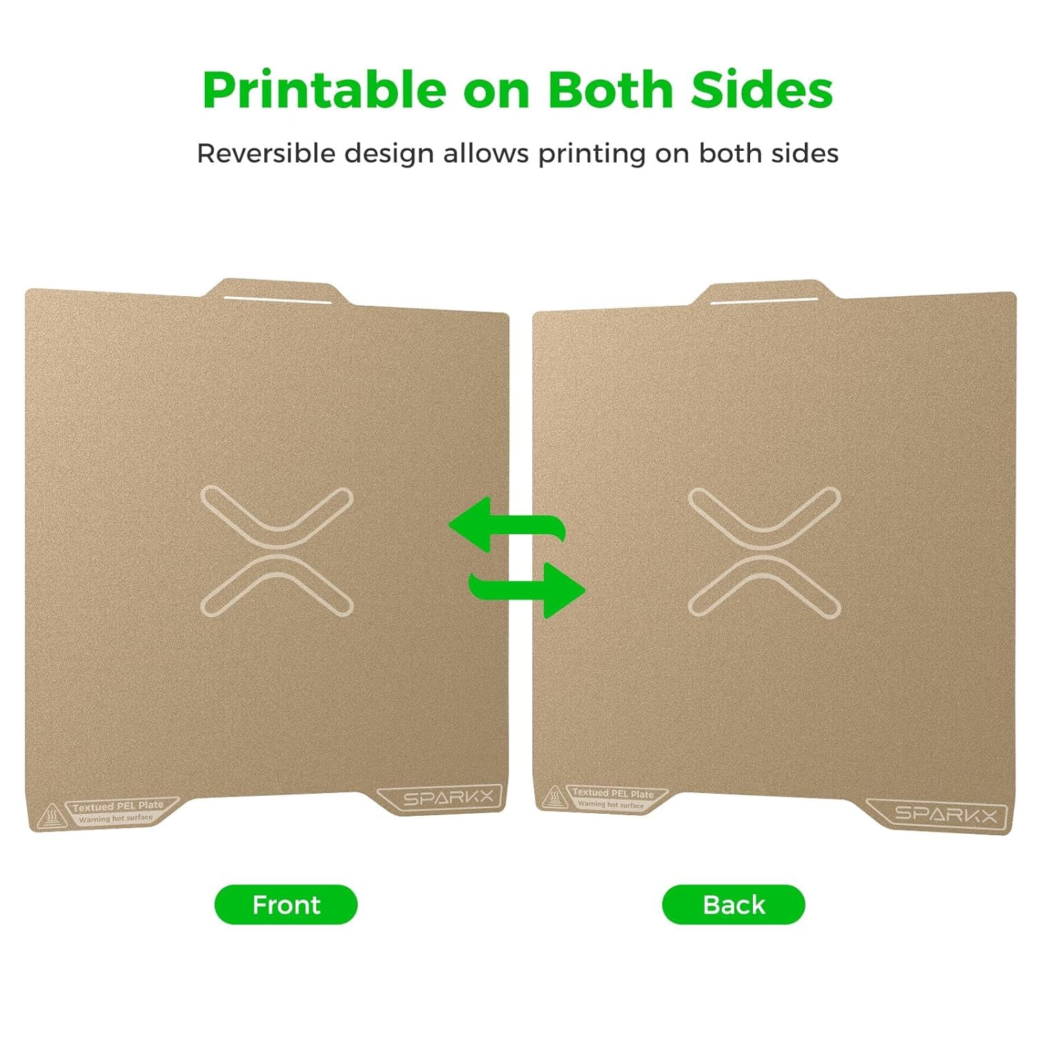 Creality i7 Double-Sided Gold Texture Printing Plate