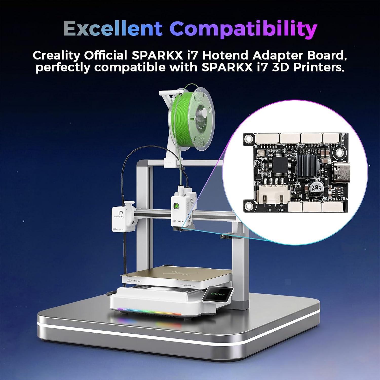 SPARKX i7 Toolhead Mainboard V08