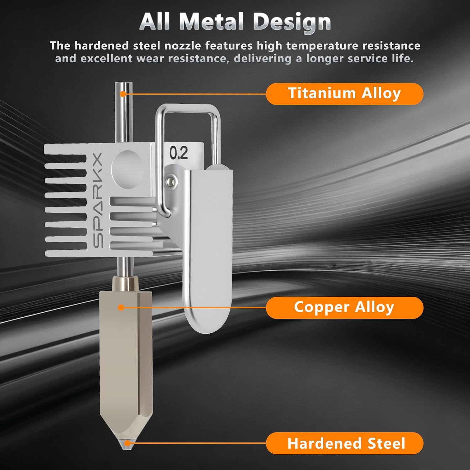 Creality SPARKX i7 0.2mm Hotend