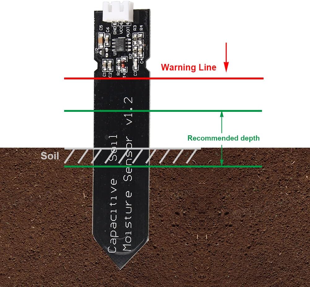 Capacitive Analog Soil Moisture Sensor V1.2