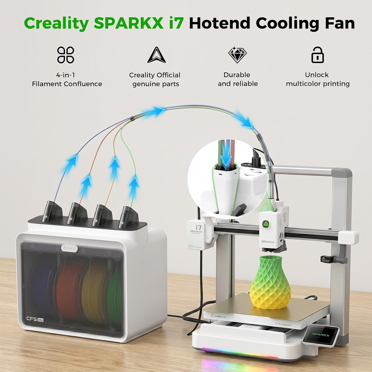 SPARKX i7 Toolhead Manifold Assembly