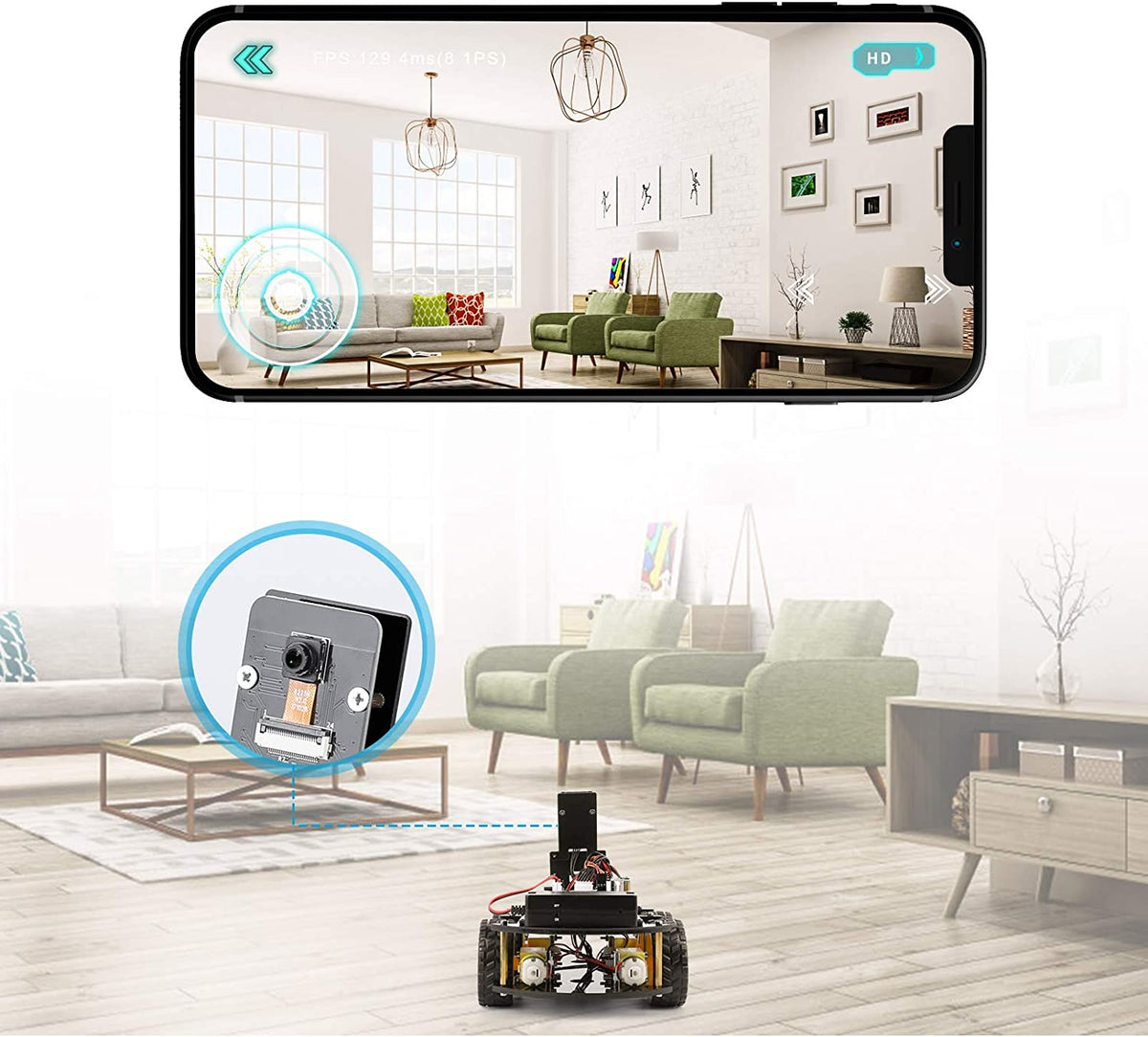 ELEGOO UNO R3 Project Smart Robot Car Kit V4 with UNO R3