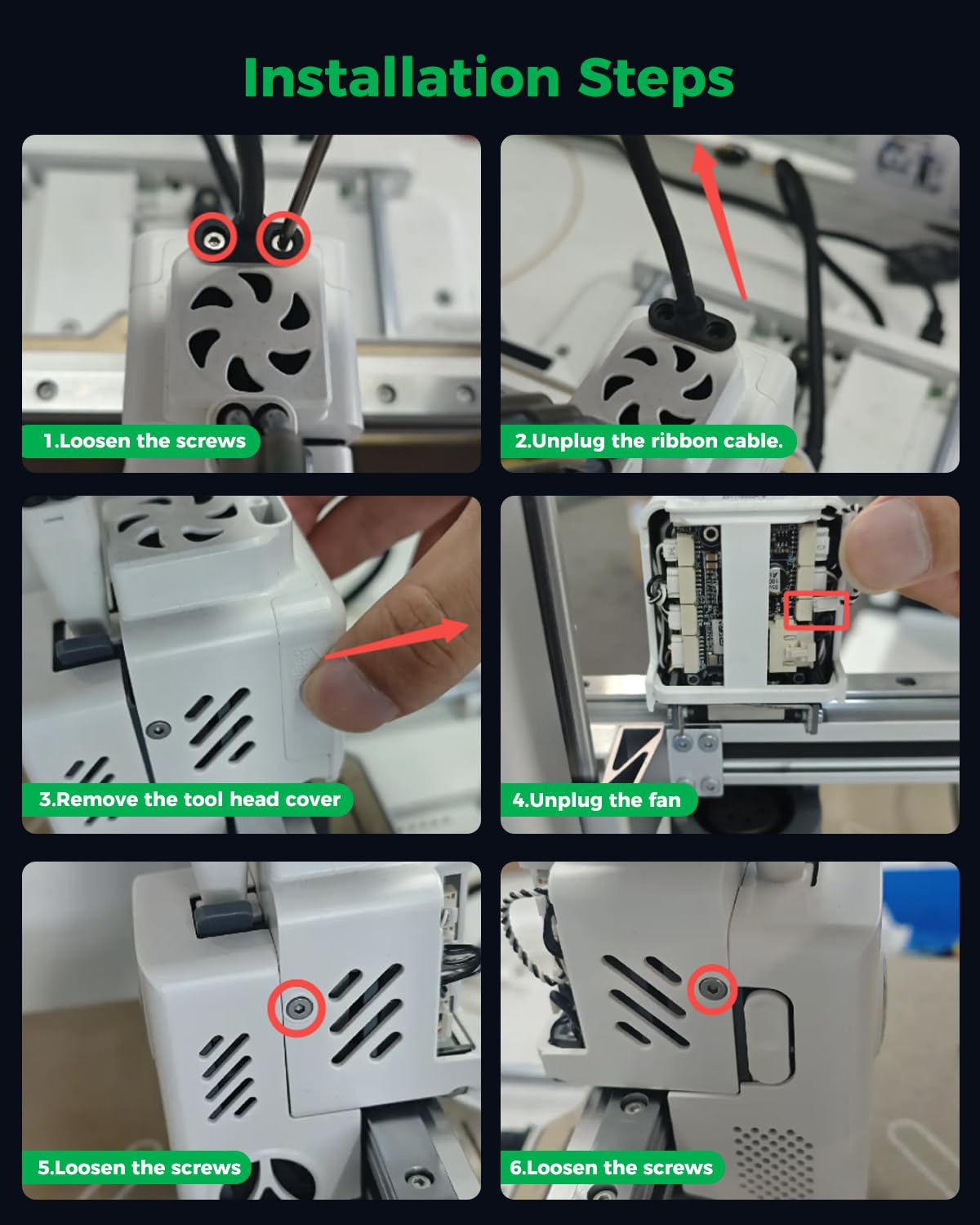 i7 Extruder Motor Cooling Assembly_3011 Hydraulic Bearing