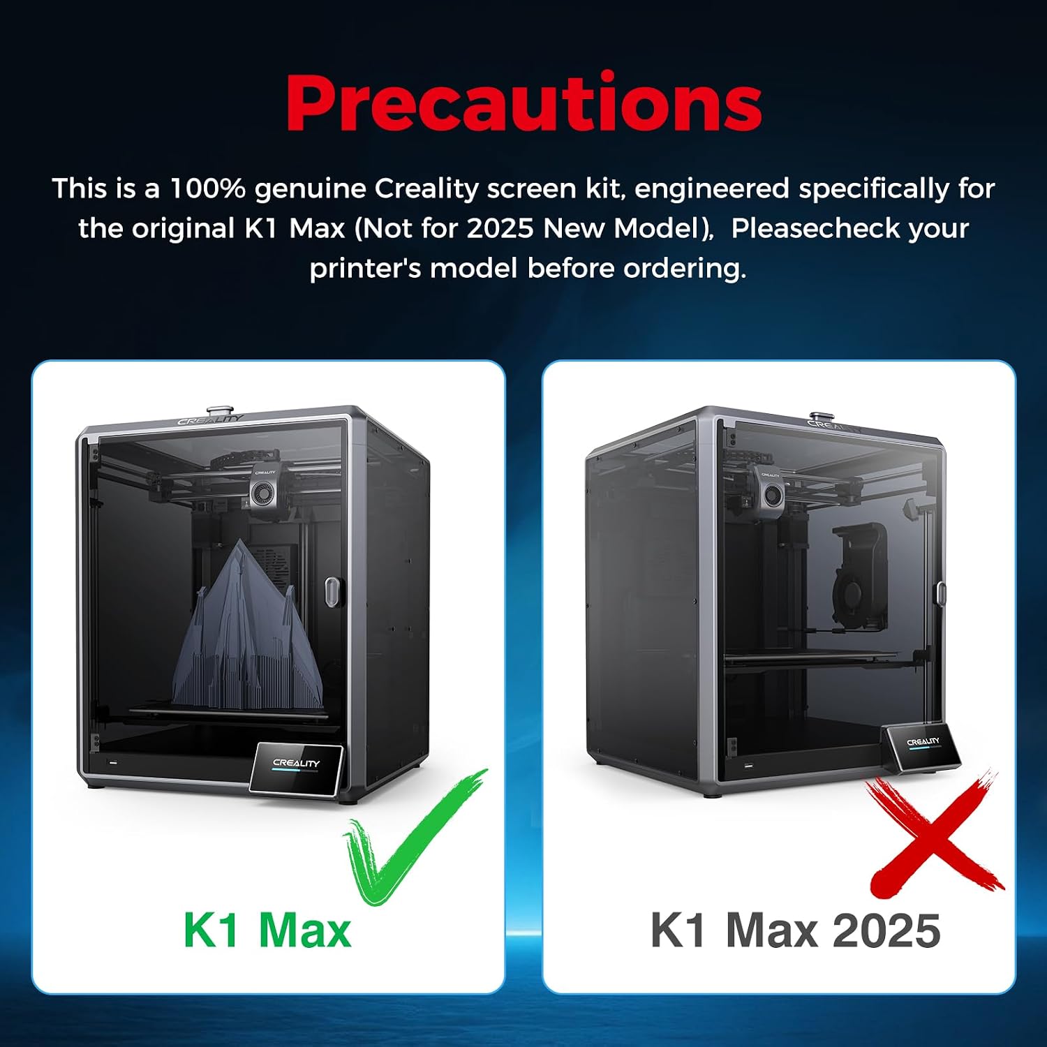 K1 Max Screen Kit