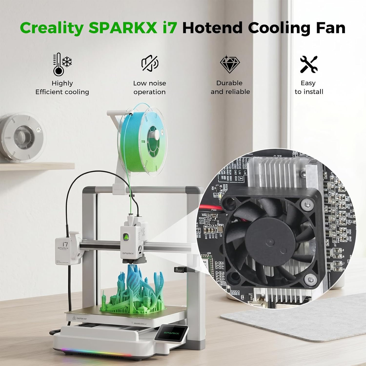SPARKX i7 4010 Mainboard Cooling Fan