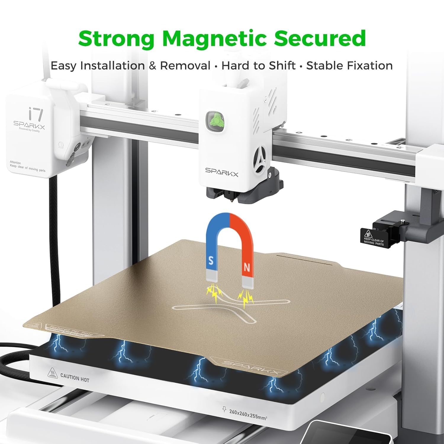Creality i7 Double-Sided Gold Texture Printing Plate