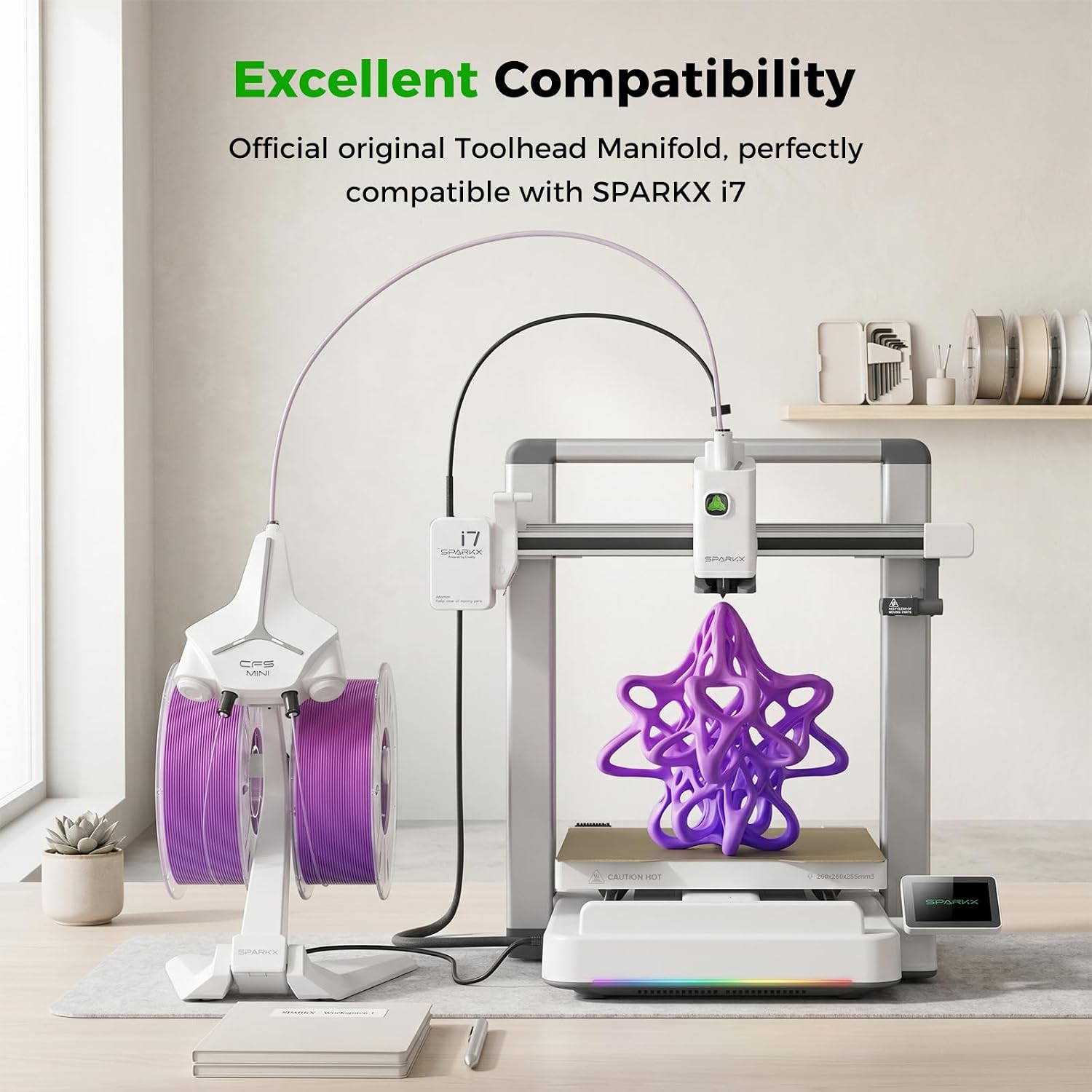 SPARKX i7 Toolhead Manifold Assembly