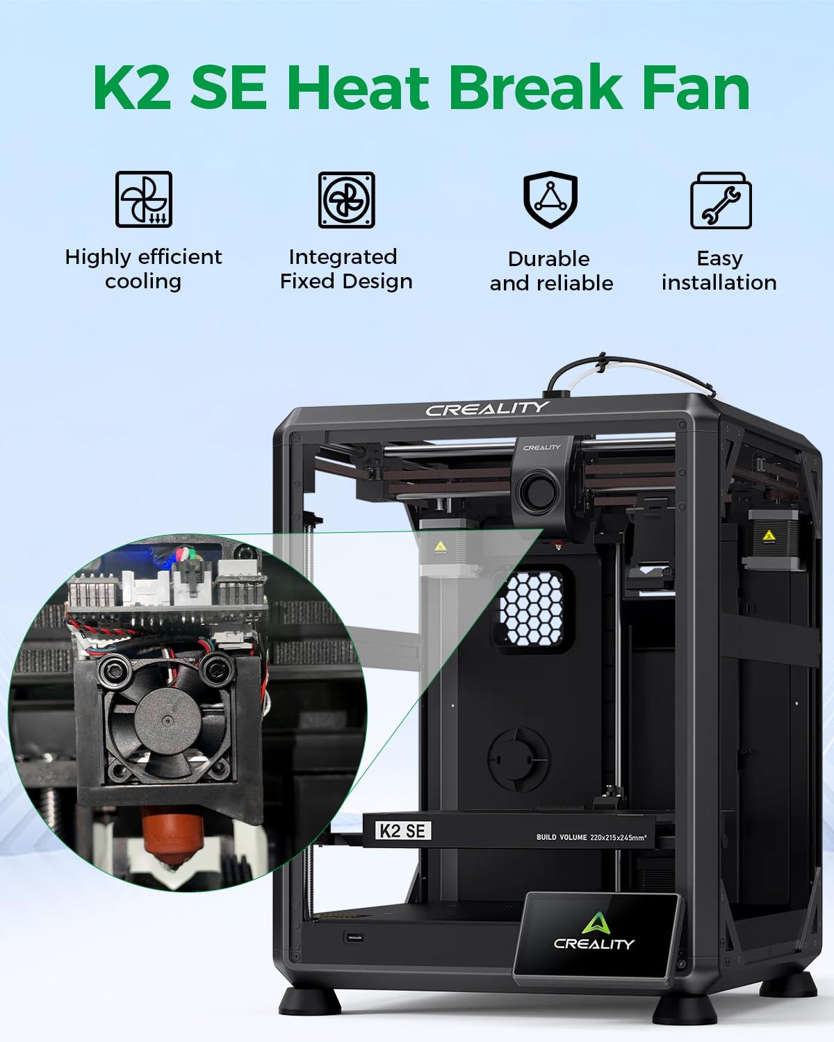Creality Hi Throat Cooling Axial Fan