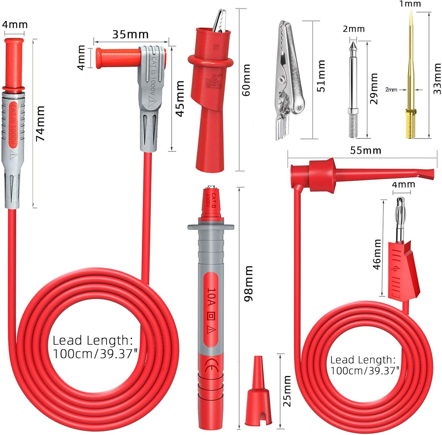 18Pcs Test Lead Kit