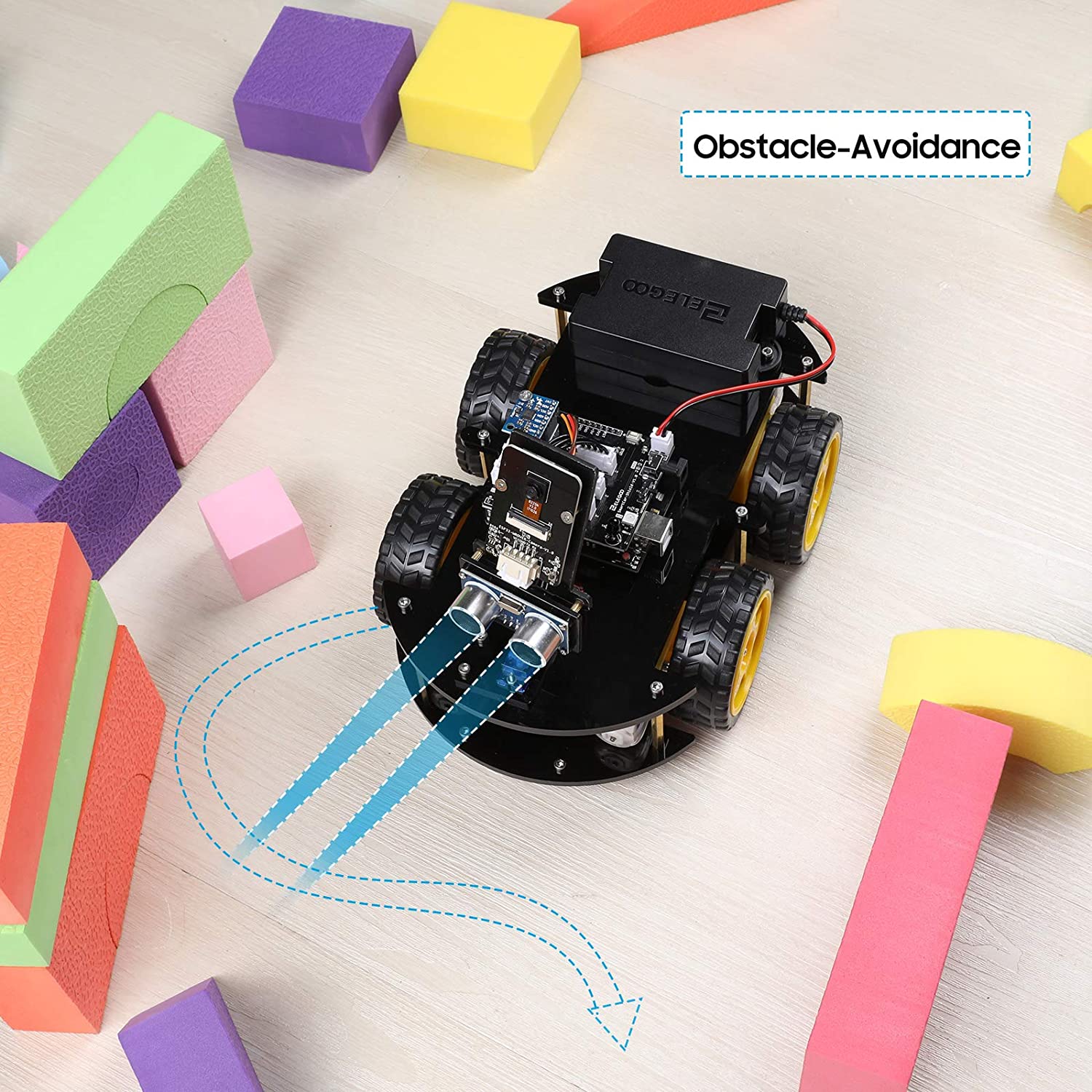 ELEGOO UNO R3 Project Smart Robot Car Kit V4 with UNO R3