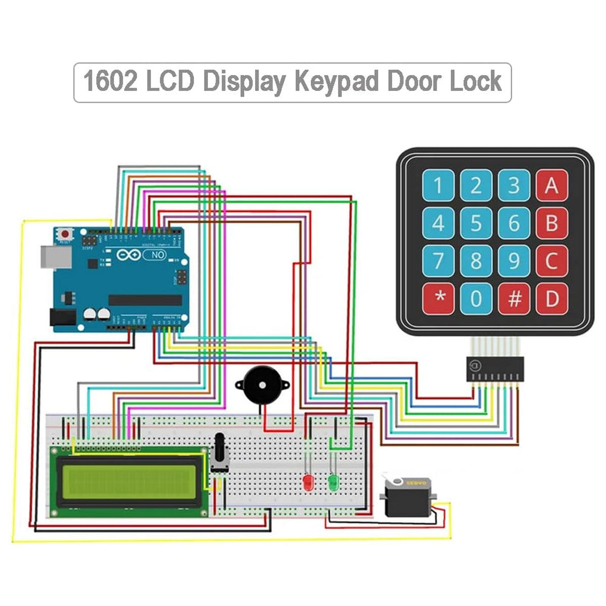 LCD1602 Blue backlight  5v