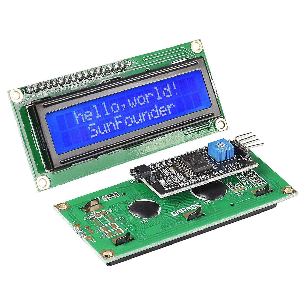 Led 2ic LCD1602 IIC/I2C Blue Backlight