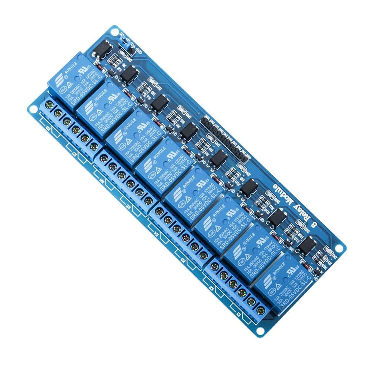 8 Channel Low Level Relay Module with light coupling DC5V