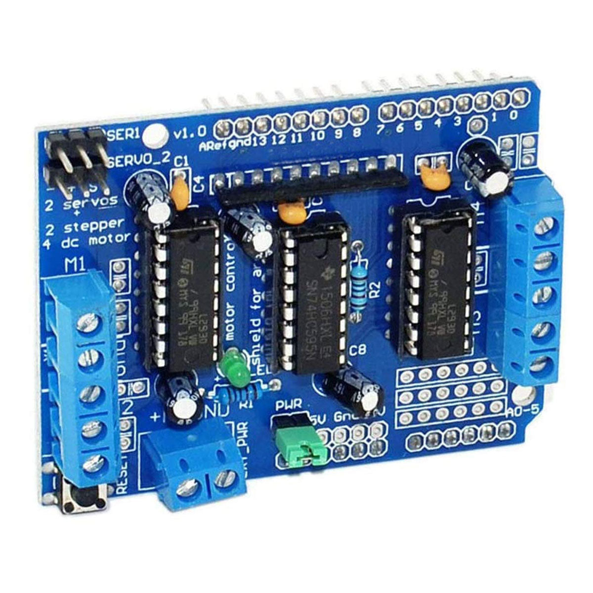 L293D DC Motor Drive Shield Stepper with Expansion Board for Arduino