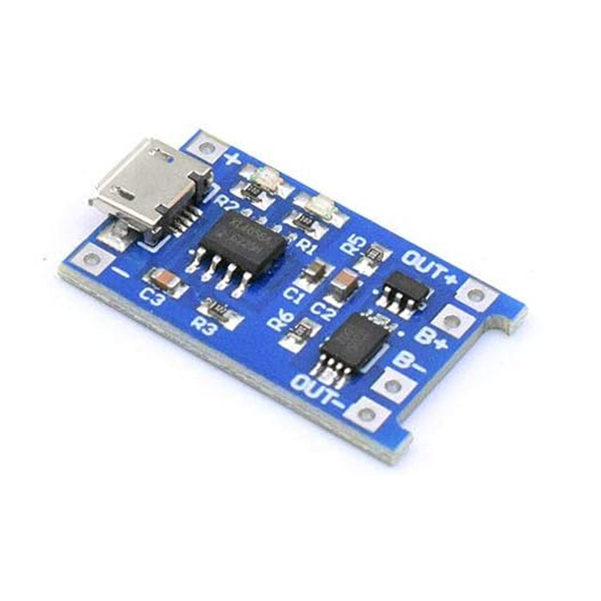 18650/TP4056 1A 3.7-4.2V Lipo Battery Charging Board Micro USB with current protection