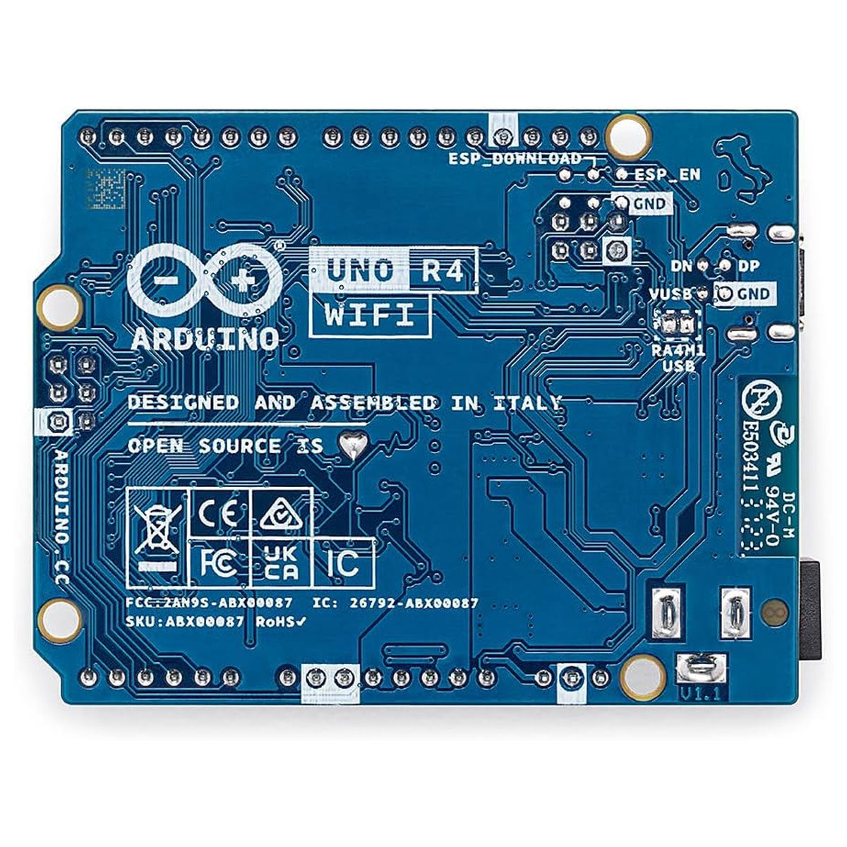 Arduino UNO R4 WiFi / ESP32-S3 / Bluetooth / 12x8 Matrix / USB-C