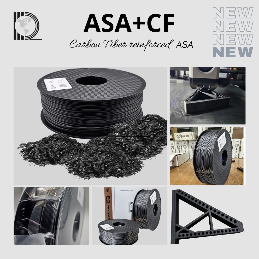 FiberX ASA+CF Filament - 1.75mm (1 kg / 2.2 lbs)