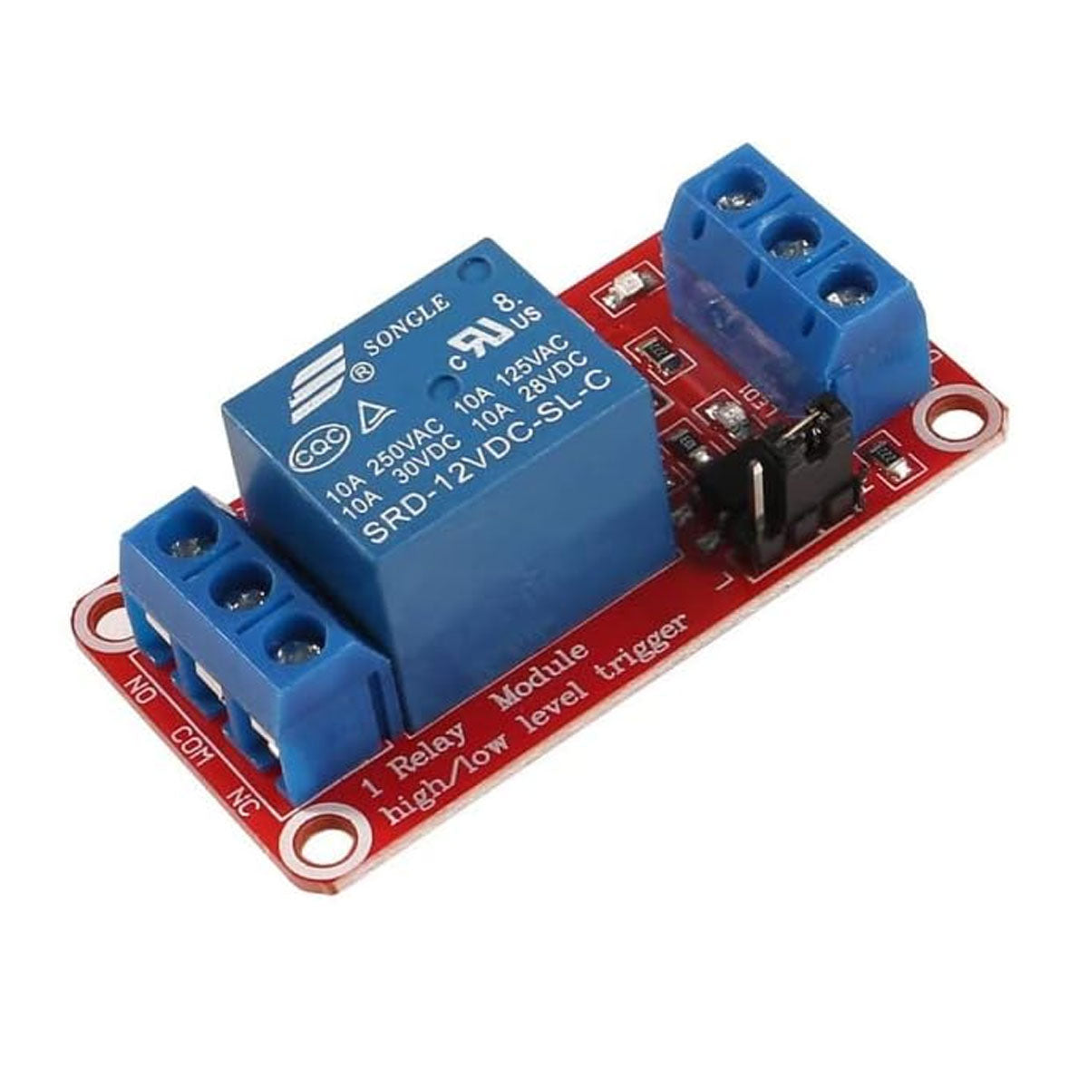 1 Channel Relay Module 12V High and Low Level Trigger Relay Control