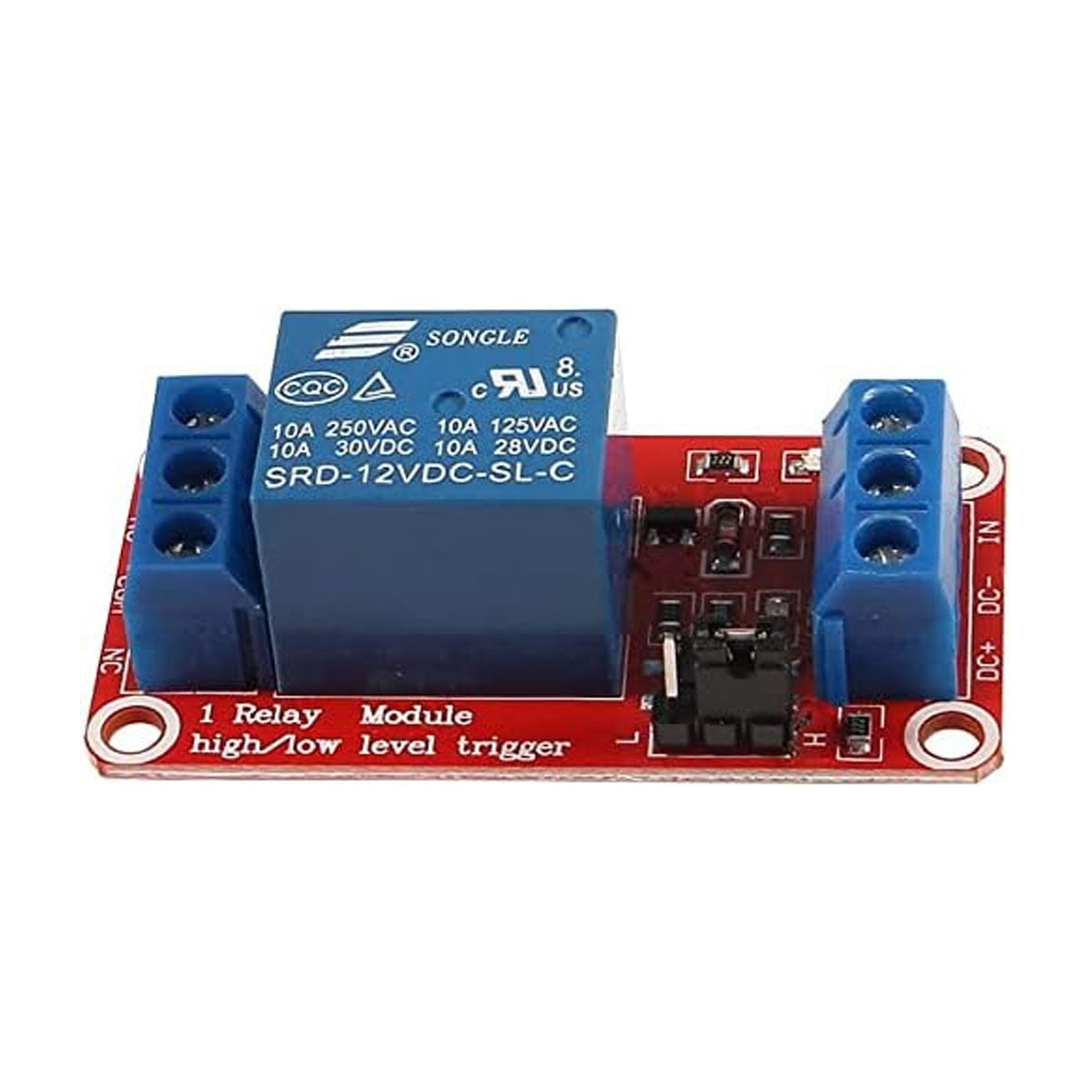 1 Channel Relay Module 12V High and Low Level Trigger Relay Control